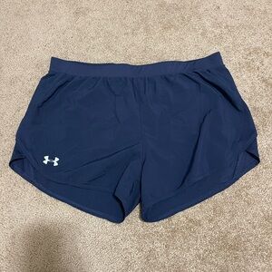 Under Armour Women's Dark Blue Athletic Shorts